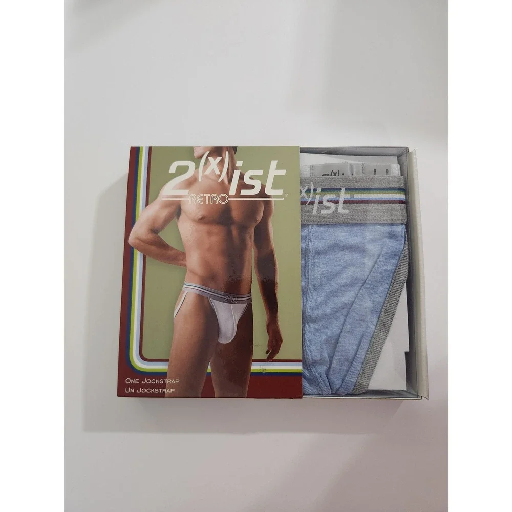 2(x)ist Jockstrap Cloud Blue Retro Bamboo Blend Vintage‎ Small